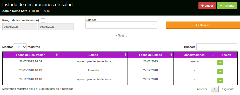 Declaración