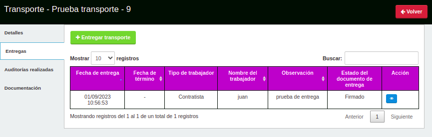 Entrega