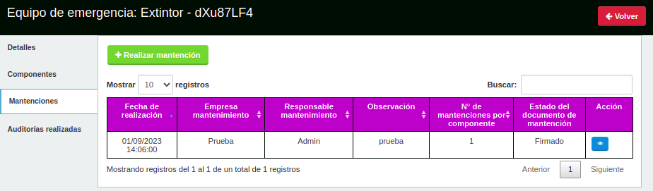 mantenciones