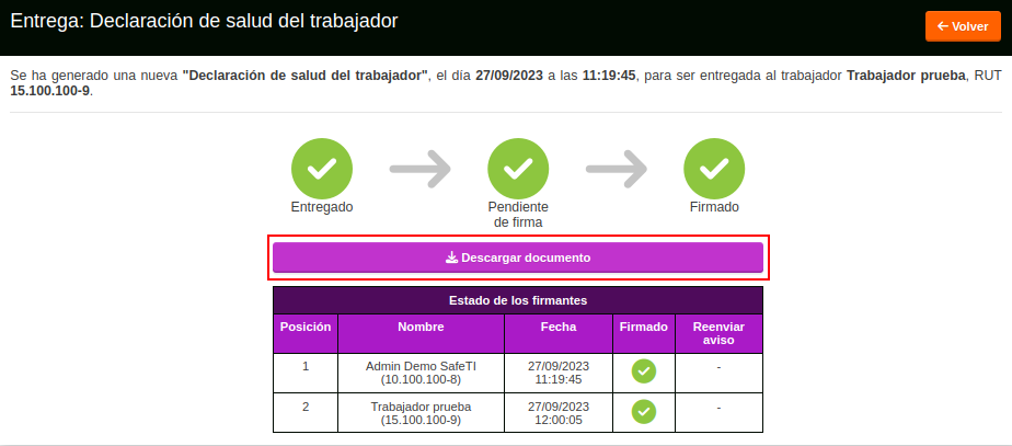 entrega