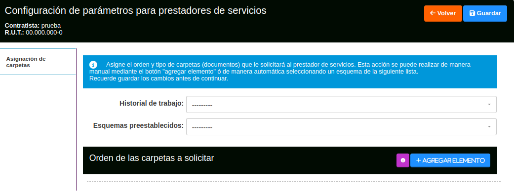 Configuración