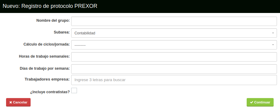 Formulario