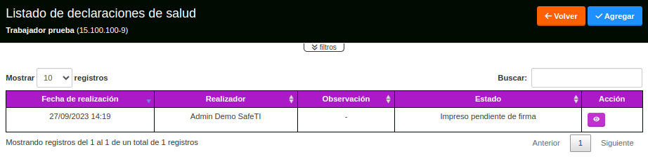 listado decla