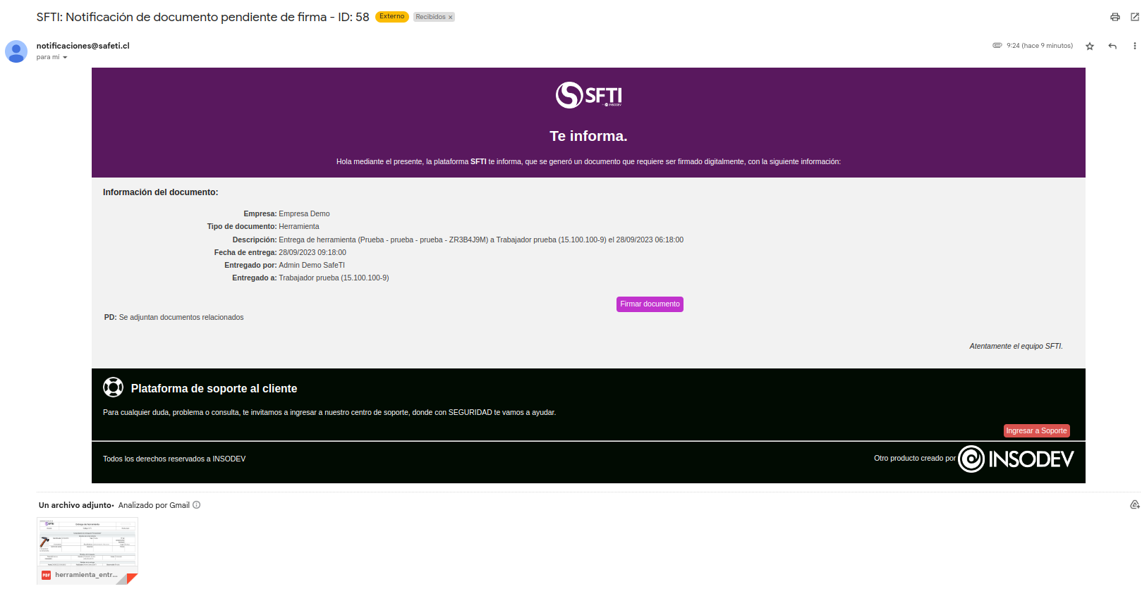 correo